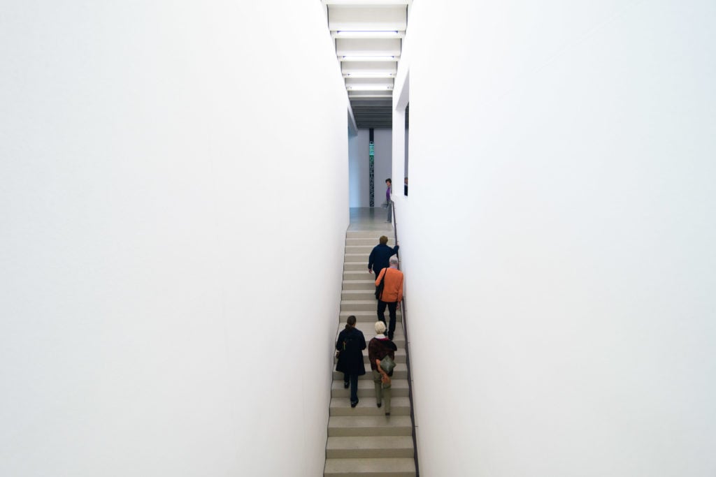 Visitors at the newly opened Bauhaus Museum.