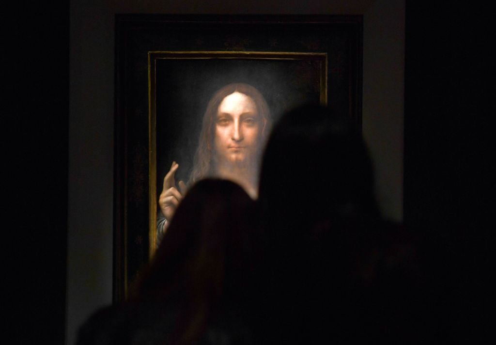 Salvator Mundi Photo: Timothy A. Clary/AFP/Getty Images.