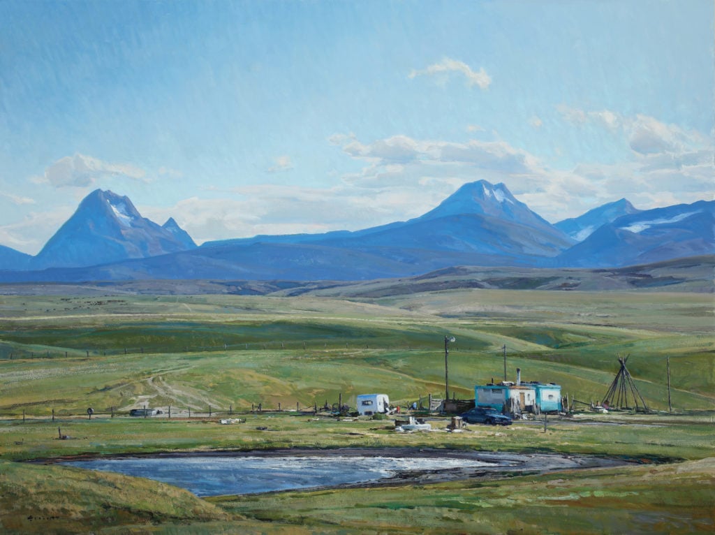 Josh Elliott, Home of the Blackfeet, After Maynard Dixon. Courtesy Mark Sublette Medicine Man Gallery. 