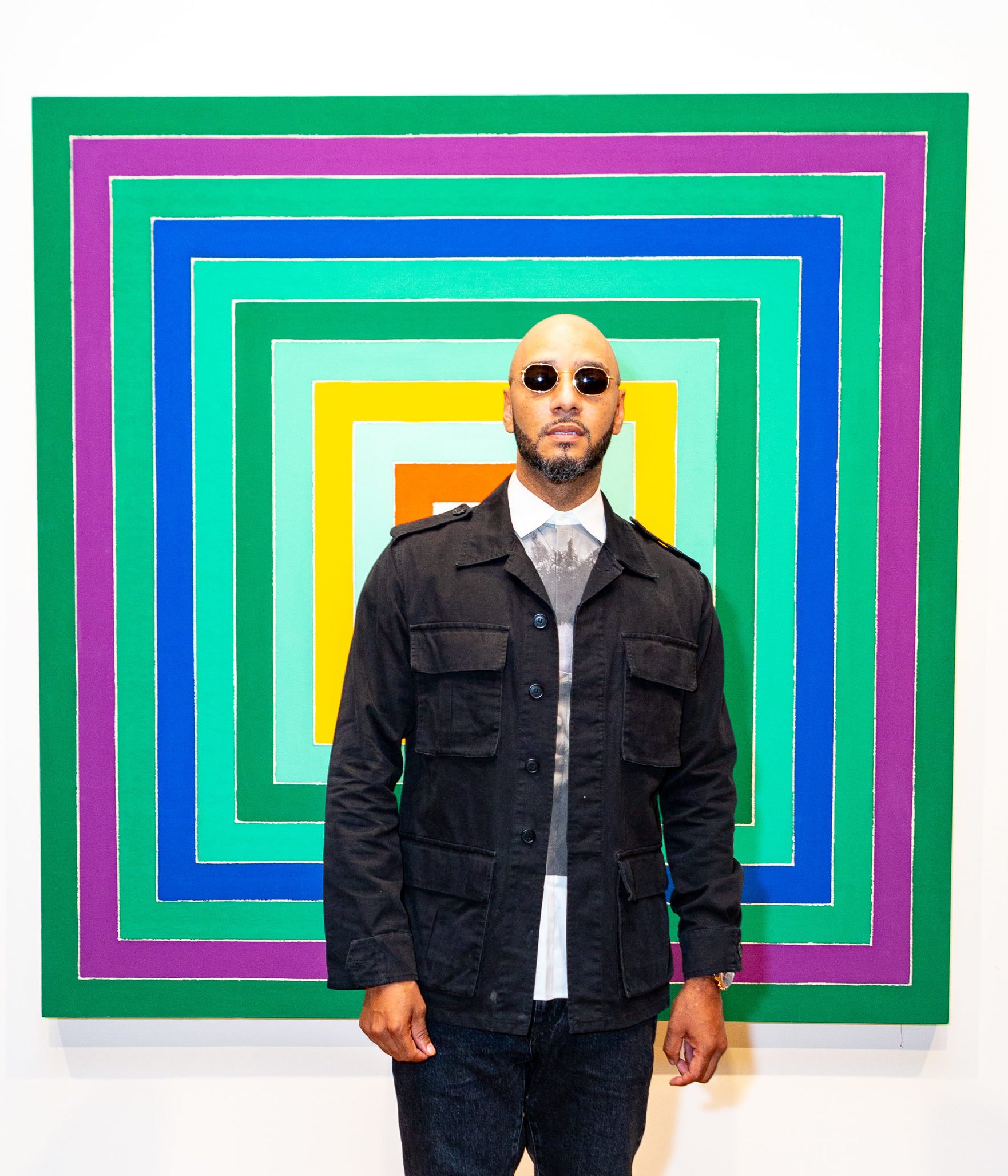 Swizz Beatz at Sotheby's. Photo courtesy of Sotheby's.