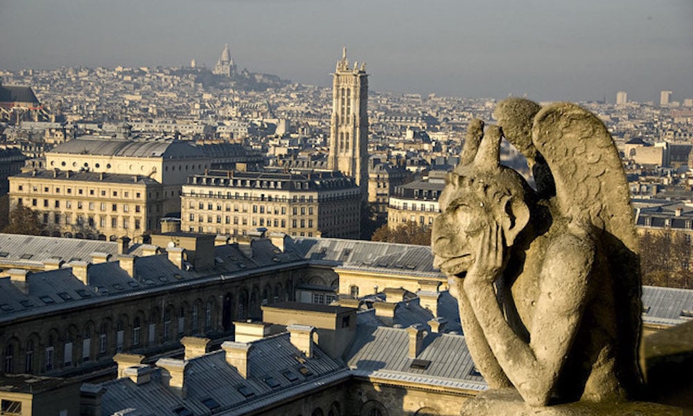 Le Stryge, Tour St. Jacques, and Sacre-Coeur. Image courtesy John Weiss via Flickr.