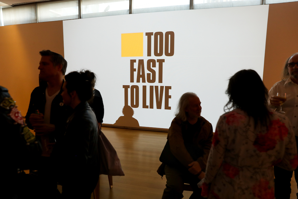 Opening day of "Too Fast to Live, Too Young to Die: Punk Graphics," at the Museum of Arts and Design (MAD). Photo by Neil Rasmus/BFA.com