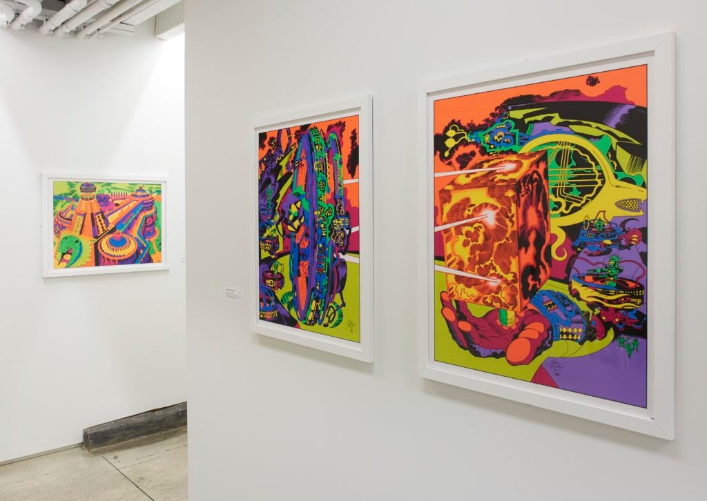 Installation view of "As If: Alternative Histories From Then to Now," 2019, at the Drawing Center, New York. Courtesy of the Drawing Center. 