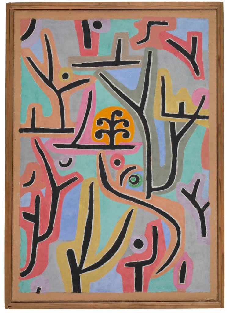 Paul Klee, Park bei Lu (1938). Zentrum Paul Klee, Bern. Image Archive. ©2019 Artists Rights Society (ARS) New York.