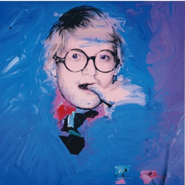 Andy Warhol, David Hockney (1974). Image courtesy of Phillips.