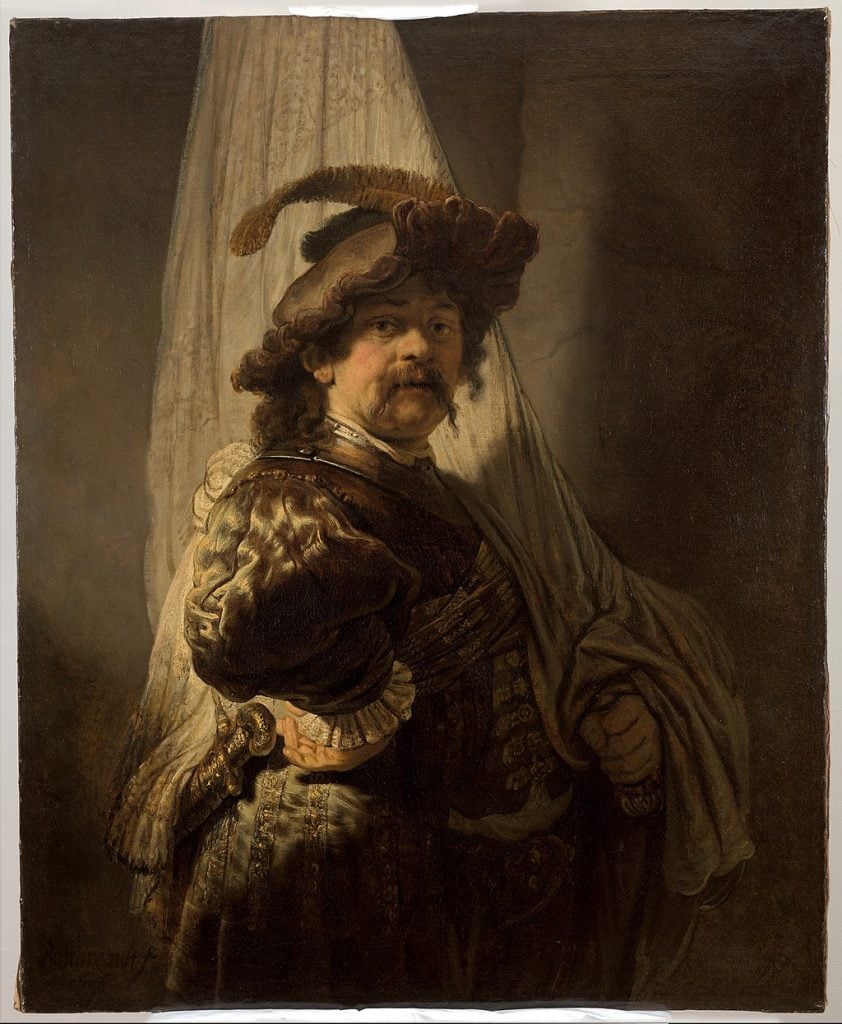 Rembrandt van Rijn, The Standard Bearer (1636). Collection of the Rijksmuseum, Amsterdam.