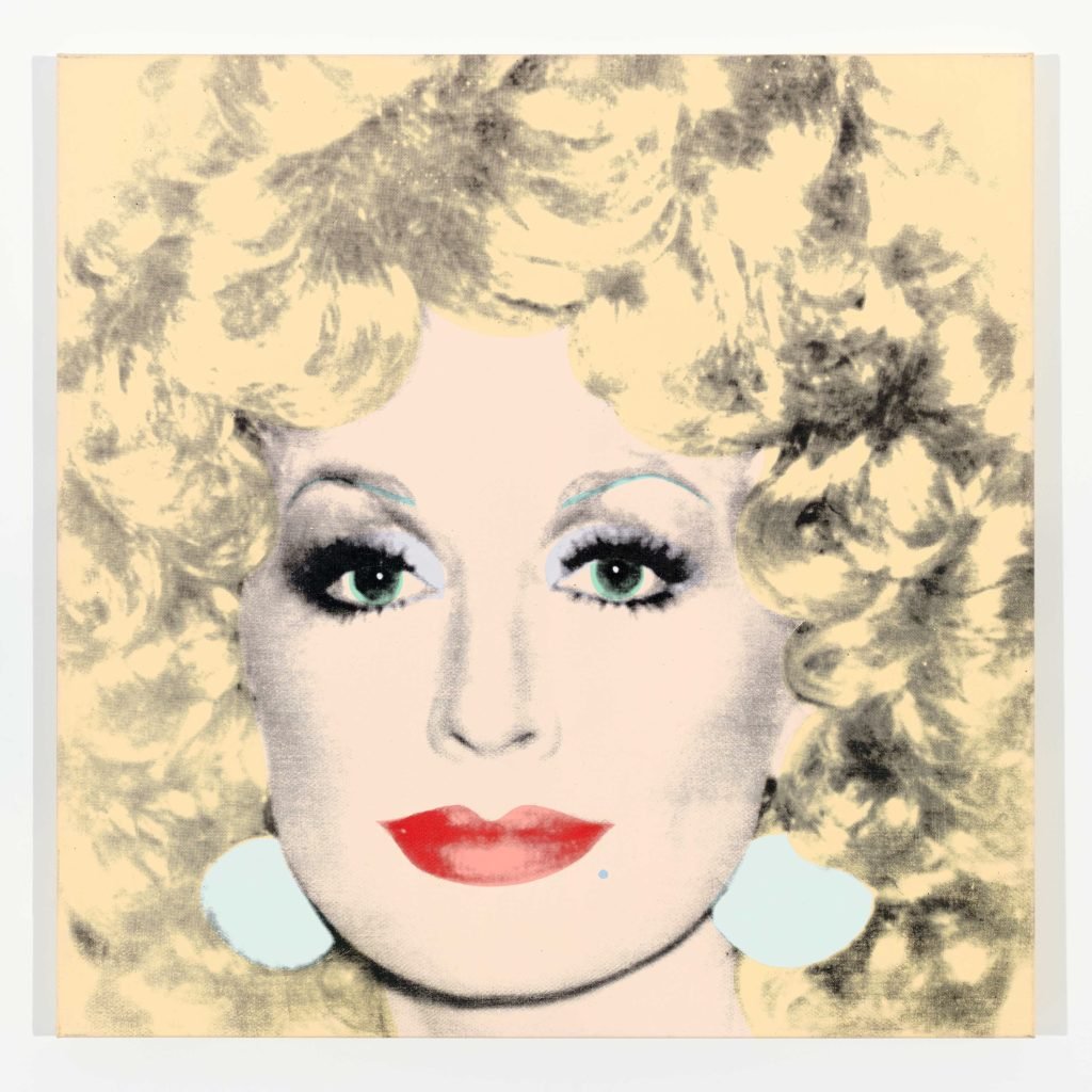 Andy Warhol, <i>Dolly Parton</i> (1985). © 2019 The Andy Warhol Foundation for the Visual Arts, Inc. Licensed by Artists Rights Society (ARS), New York. Photo: Tim Nighswander. Courtesy of Lévy Gorvy.