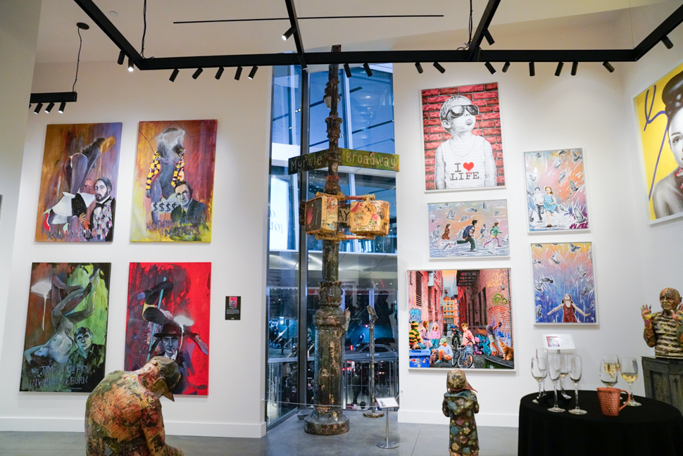 Installation view of There Goes The Neighborhood: New Art for The New, New York. Courtesy Avant Gallery. 