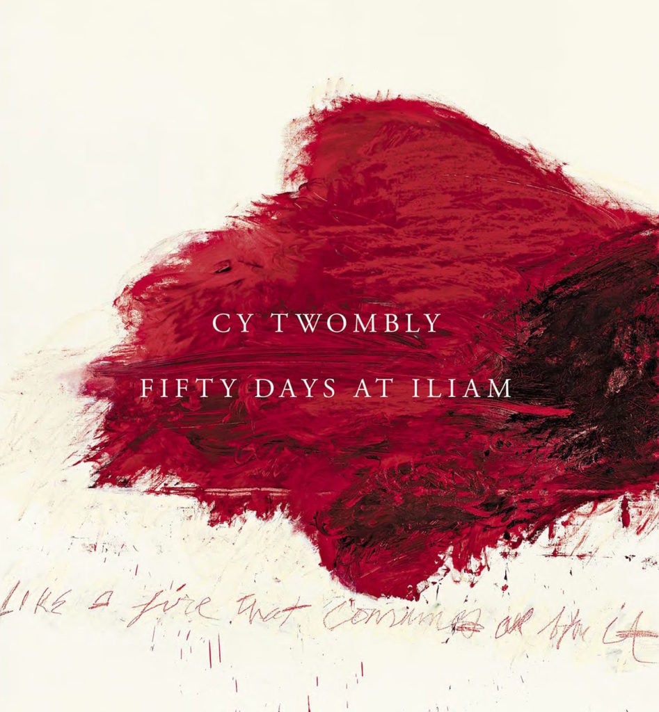 <em>Cy Twombly: Fifty Days at Iliam</em> by Carlos Basualdo. Image courtesy of Yale University Press.