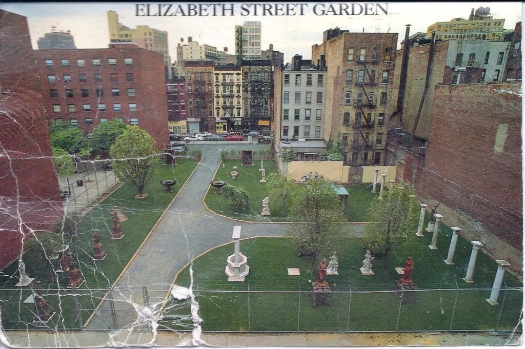 Elizabeth Street Garden in the early years. Photo courtesy of ESG.