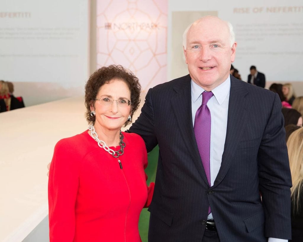 David J. Haemisegger and Nancy A. Nasher at the Northpark Center. Courtesy of AIA.
