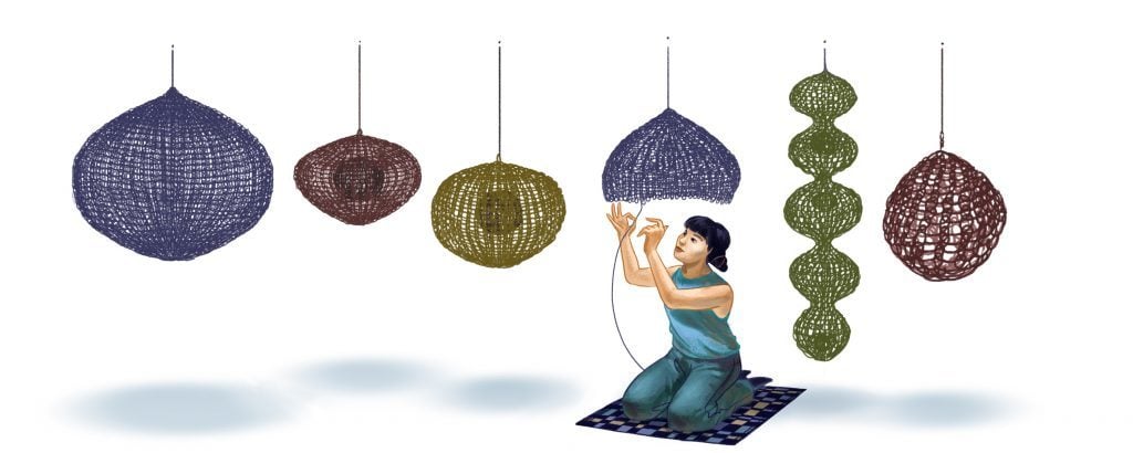 The Ruth Asawa Google Doodle by Alyssa Winans. Courtesy of Google.
