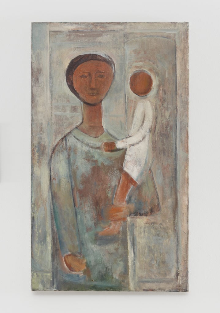 Ellsworth Kelly, <i>Mother and Child</i> (1949). Blanton Museum of Art, University of Texas at Austin. ©2018 Ellsworth Kelly Foundation. 