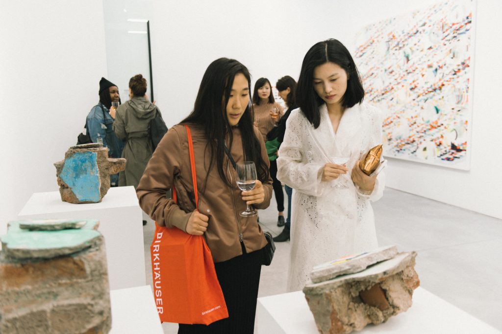 Guests viewed Nature Morte's pop-up exhibition at The High Line Nine, 2019. Courtesy Andrew Jackson Photography. 