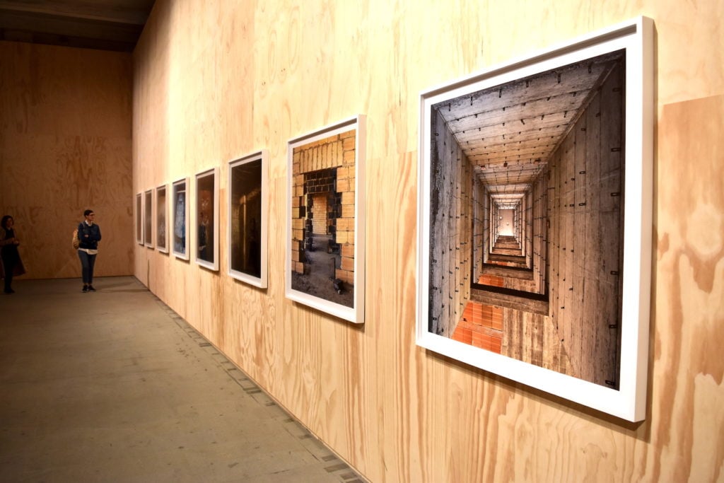 Photos by Anthony Hernandez in the Arsenale. Image courtesy Ben Davis.
