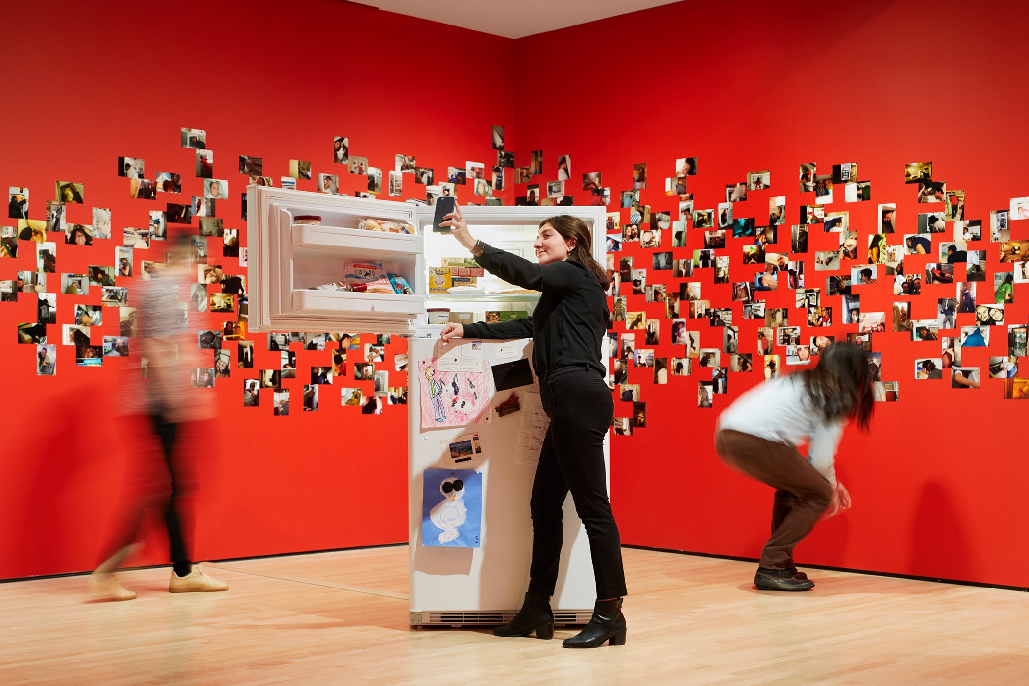 Installation view of "snap+share: transmitting photographs from mail art to social networks," 2019. Courtesy of SFMOMA. Photo: © Matthew Millman Photography.