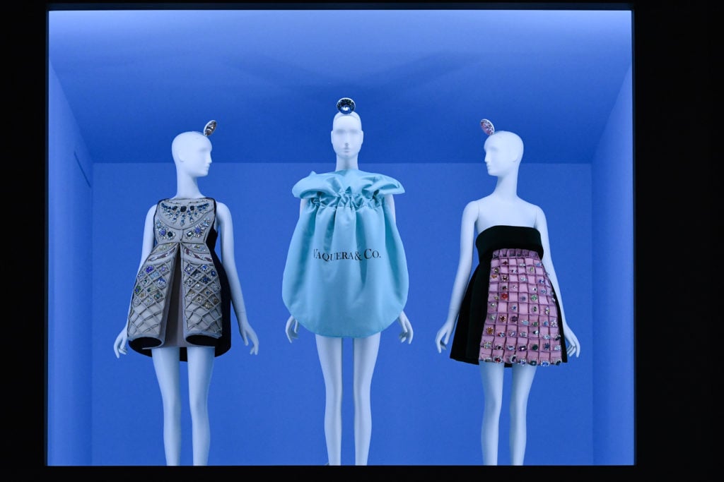 A gallery view of "Camp: Notes on Fashion" at the Costume Institute at the Met. Photo courtesy The Metropolitan Museum of Art.