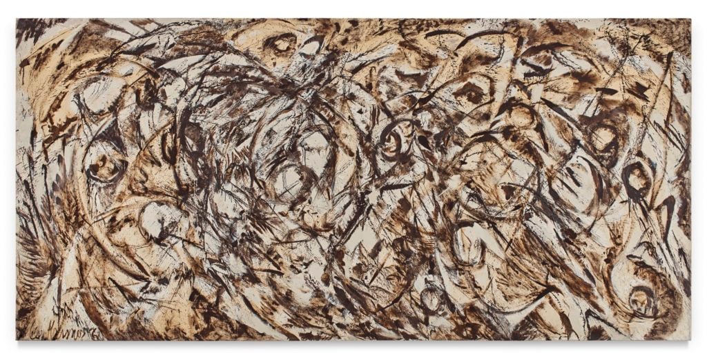 Lee Krasner, <I>The Eye Is the First Circle</i> (1960). The painting set a new record for the artist with a $11.7 million sale at auction. Courtesy of Sotheby's. 