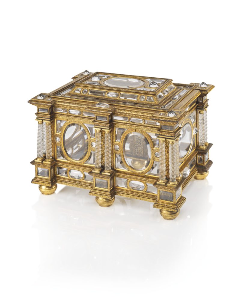 A venetian rectangular parcel casket, (ca. 1600). Courtesy of Christie's Images Ltd. 