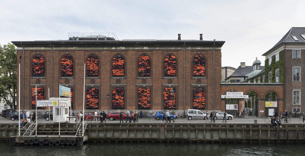 Ai Wei Wei, Soleil Levant (2017). Photo by David Stjernholm courtesy of the Kunsthal Charlottenborg, Copenhagen.