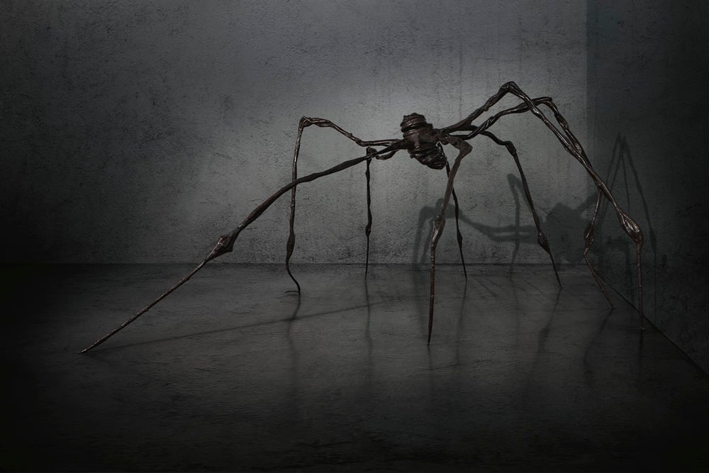 Louise Bourgeois, Spider (conceived in 1996, cast in 1997). Image courtesy Christie's