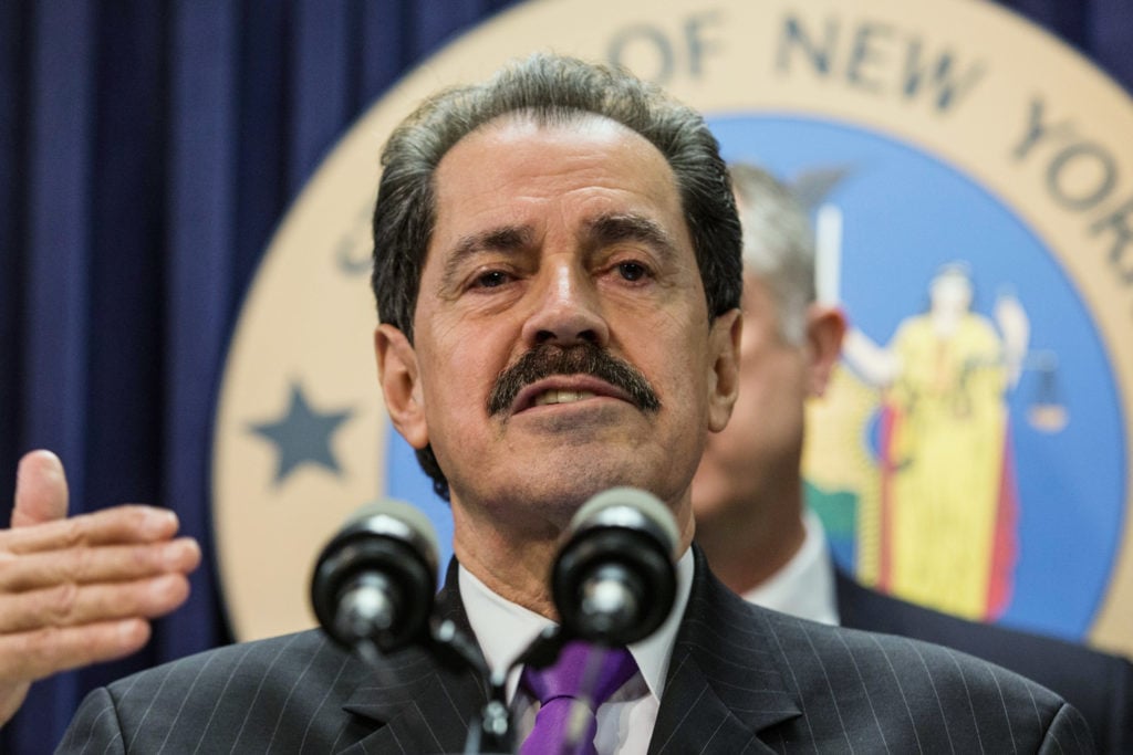 US Rep. Jose E. Serrano has been instrumental in passing the bill. Photo by Andrew Burton/Getty Images.