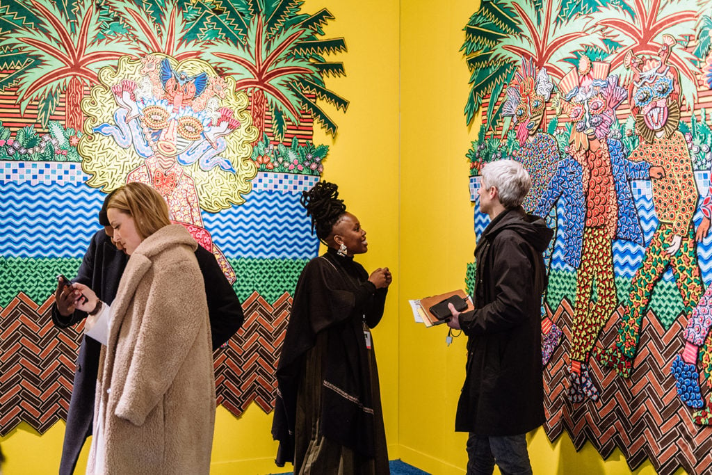 Jody Paulsen work presented by SMAC Gallery at the 2019 Armory Show. Photo by Teddy Wolff, courtesy of the Armory Show.