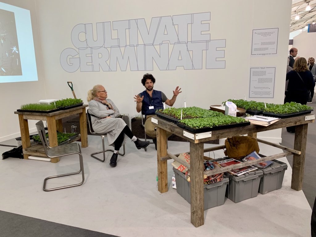 Just Above Midtown's Project Eats at Frieze New York 2019. Photo by Sarah Cascone.