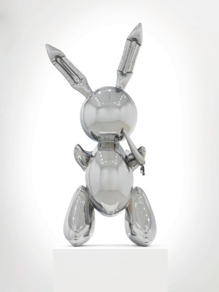 Jeff Koons, Rabbit (1986). Courtesy of Christie's Images Ltd.