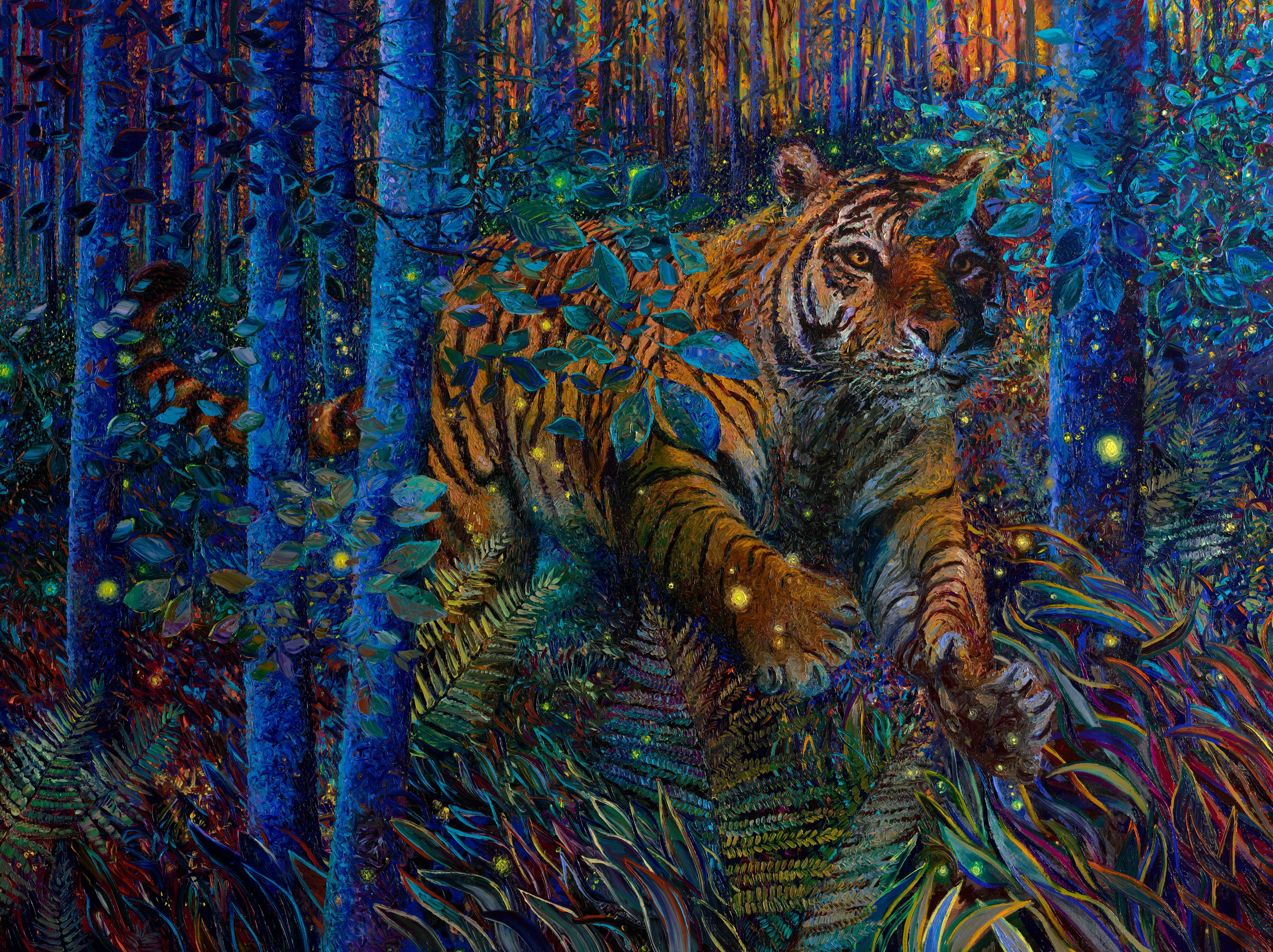 Iris Scott, <em>Tiger</em>, (2019). Photo courtesy of Filo Sofi Art. 