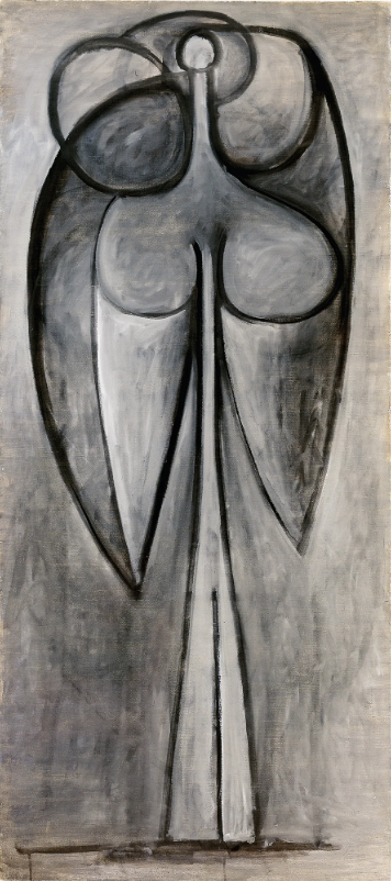 Pablo Picasso, <i>La femme-fleur (Françoise Gilot)</i> (1946). © 2019 Estate of Pablo Picasso/Artist Rights Society (ARS), New York. Courtesy of Gagosian.