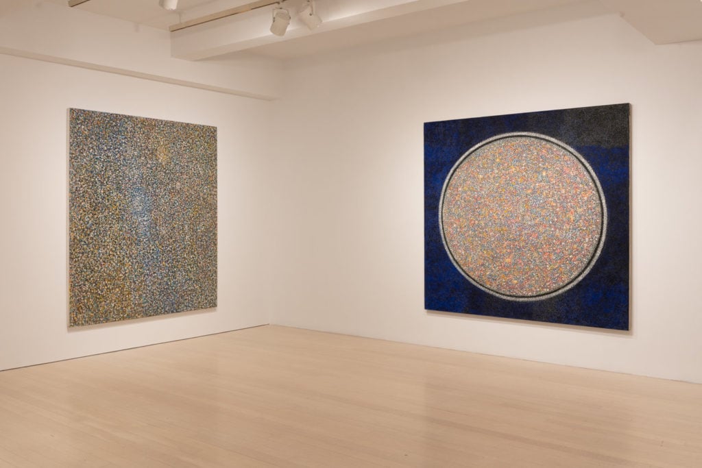 "Richard Pousette-Dart: Works 1940–1992" installation view at Pace Gallery. Photo courtesy of Pace Gallery.