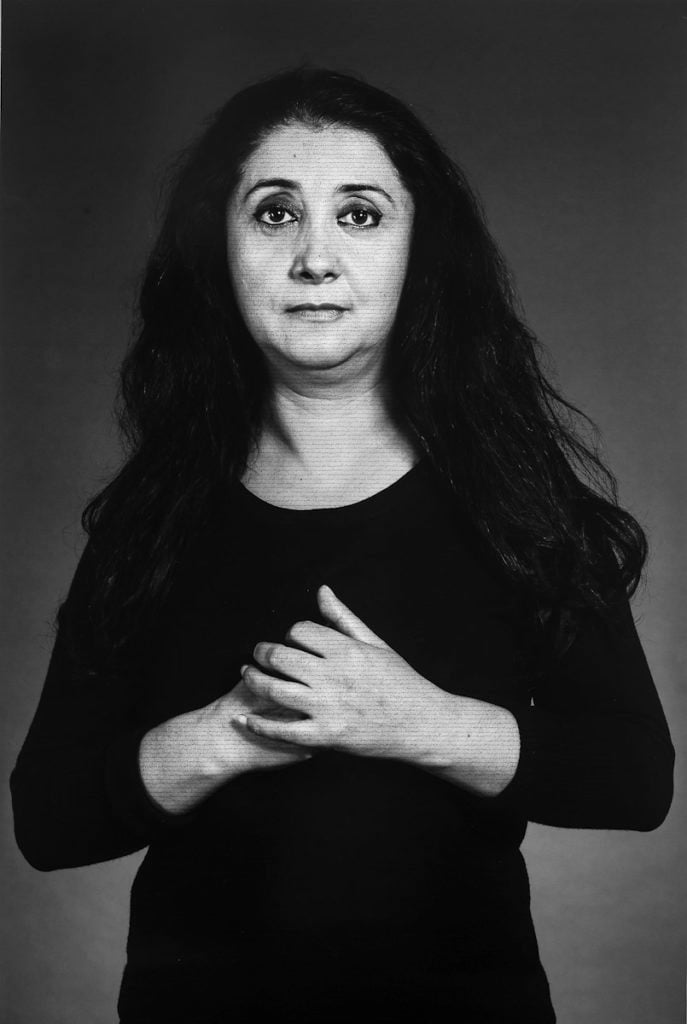 Shirin Neshat, <em>Ilgara</em>, from the series "The Home of My Eyes" (2015). Photo ©Shirin Neshat, courtesy of the artist and Gladstone Gallery, New York and Brussels.