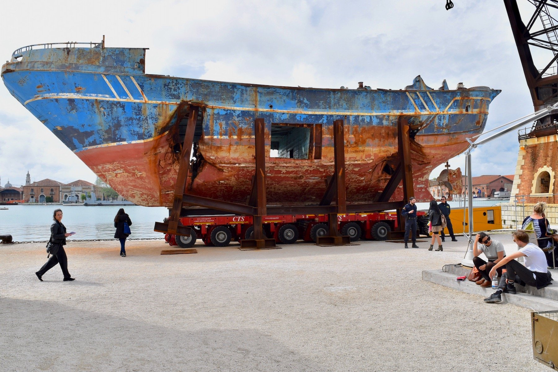 Christoph Büchel, Barca nostra (2019). Image courtesy Ben Davis.