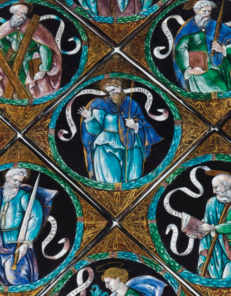 Detail of "The Rothschild Apostles." Courtesy of Christie's Images Ltd. 