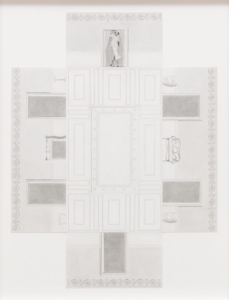 Milano Chow, Ceiling Plan with Walls I (2018). Courtesy of the artist and Chapter NY.