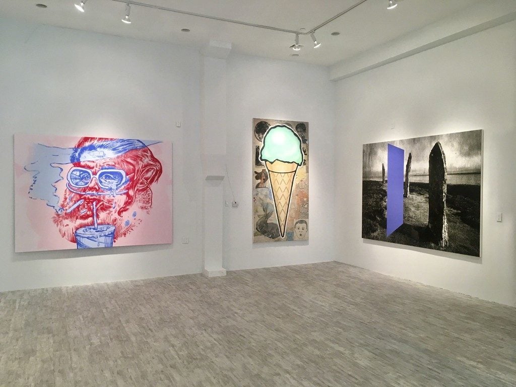 Installation view of "Think In Pictures," 2019. Courtesy of Almelchenko Art. 