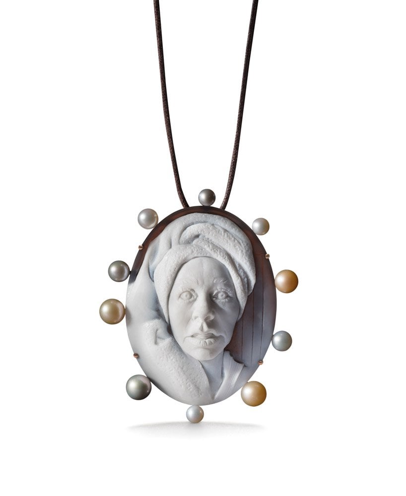 Spa pendant by Cindy Sherman for the new LIZWORK Cameo line. Photo courtesy of LIZWORKS.