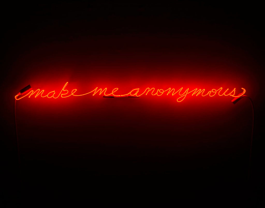  Jill Magid, Make Me Anonymous (2013). Courtesy of the artist and LX Arts.