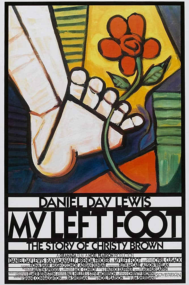 Poster for <em>My Left Foot</em> (1989).