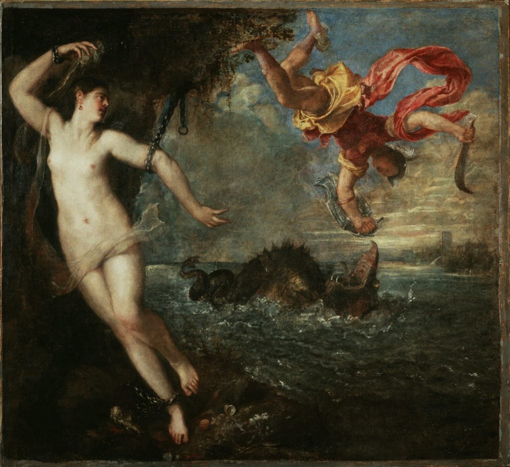 Titian, <em>Perseus and Andromeda</em> (circa 1554–56). ©The Wallace Collection. 
