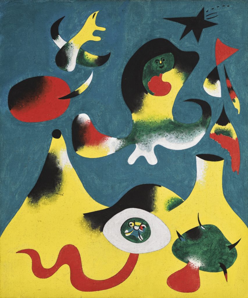 Joan Miró, Peinture (L'air) (1938). Image courtesy of Sotheby's.