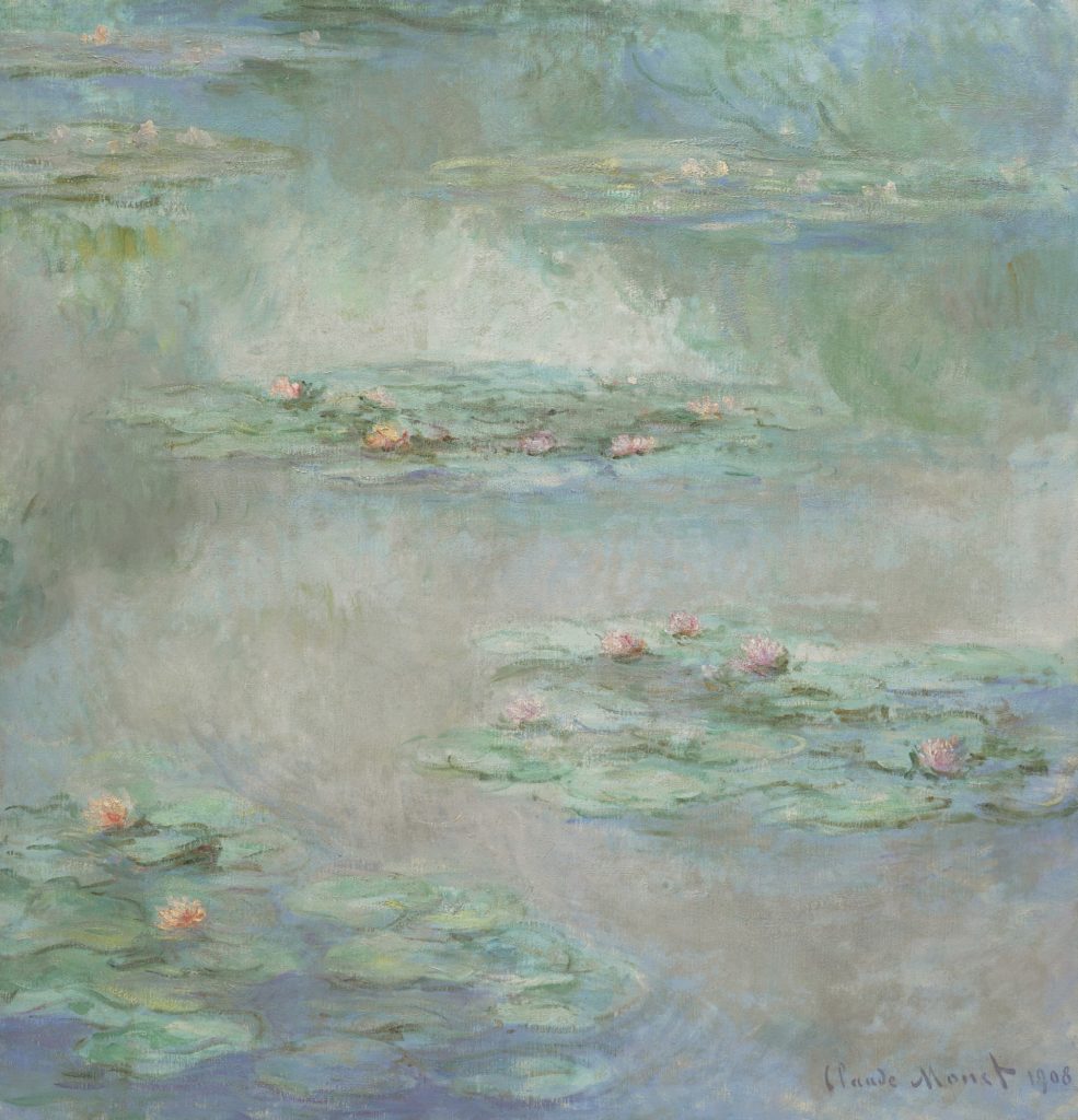 Claude Monet, Nymphéas (1908). Image courtesy of Sotheby's.