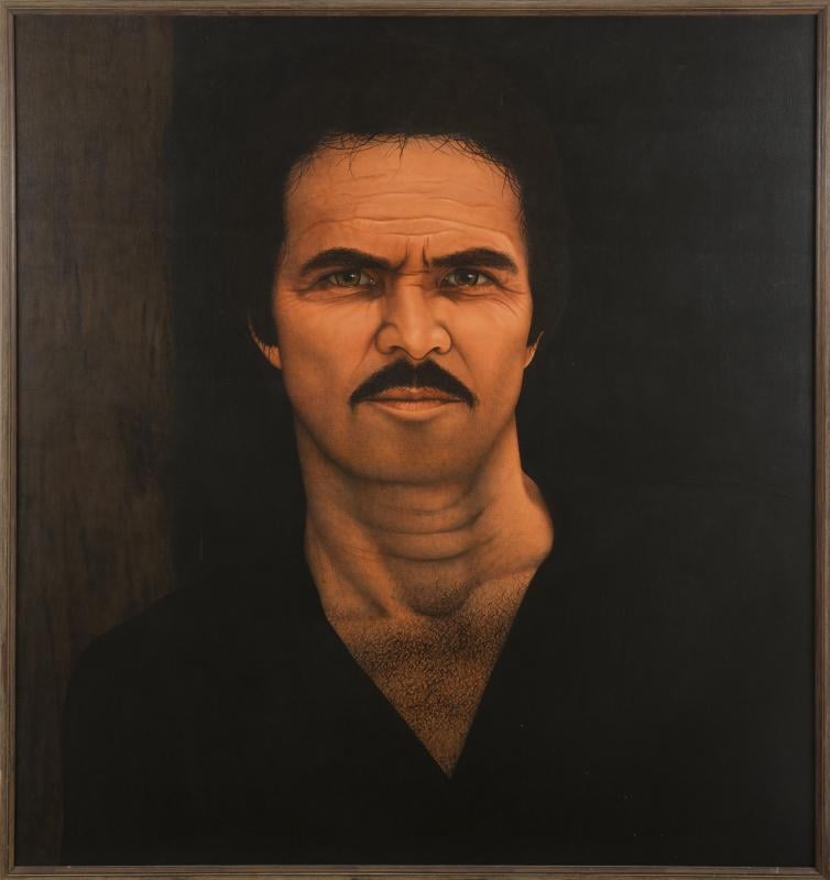 Burt Reynolds oil portrait. Courtesy of Julien's Auctions. 