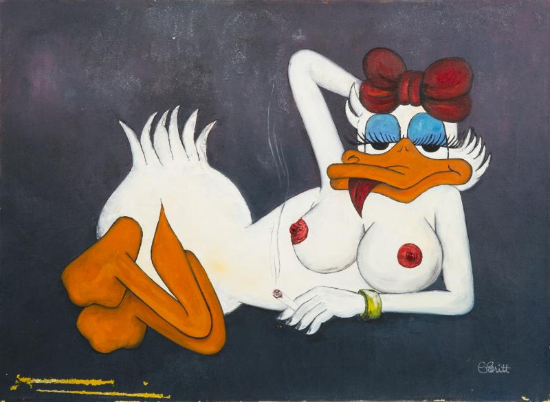 Benjamin Britt, <em>Dolly Duck</em>, from the collection of Burt Reynolds. Courtesy of Julien's Auctions. 