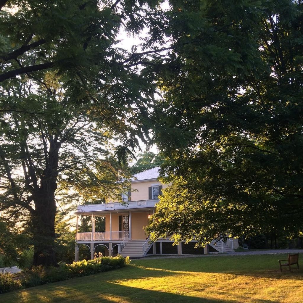 Thomas Cole's former home at Cedar Grove. Courtesy of the Thomas Cole National Historic Site.