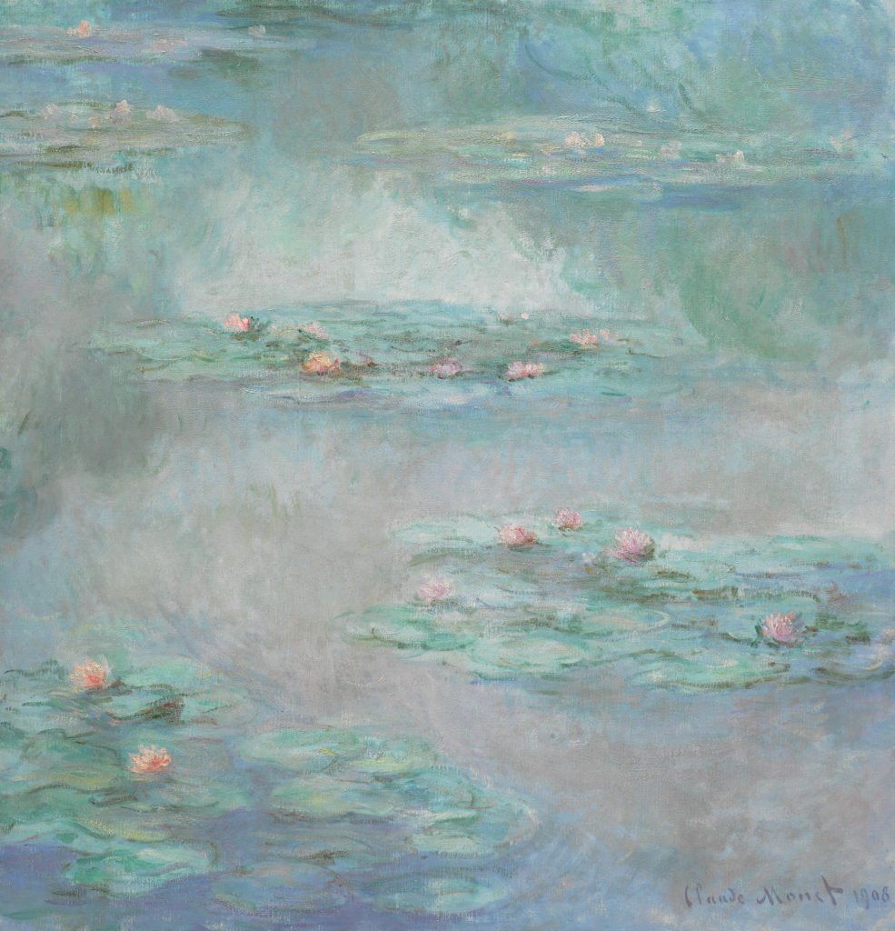 Claude Monet, Nymphéas (1908). Courtesy of Sotheby's, London.