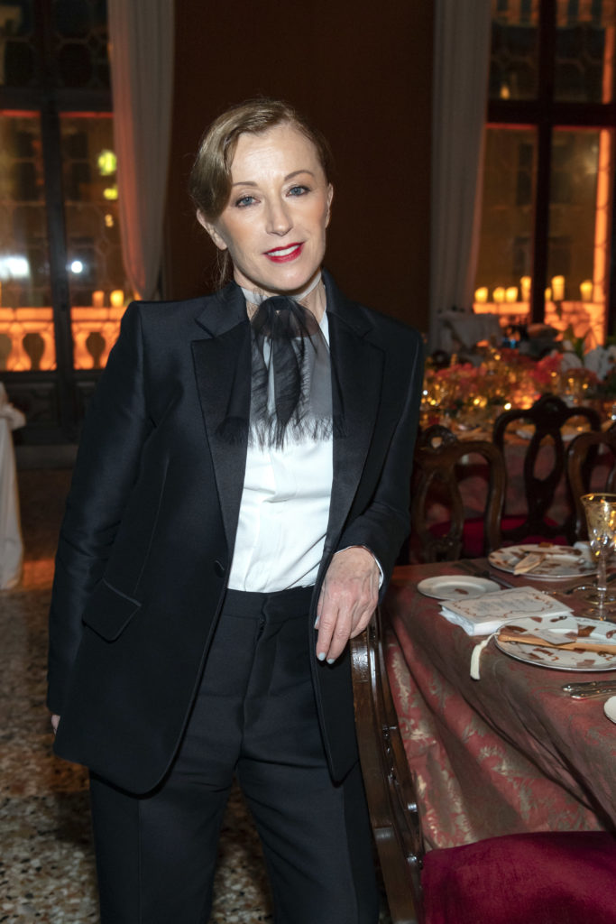 Cindy Sherman attends the Tiepolo Ball Dior dinner at Palazzo Labia in Venice on May 11, 2019. (Photo by Luc Castel/Getty Images)