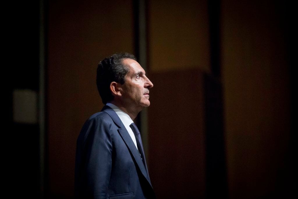 Patrick Drahi, Sotheby's new owner, in 2016. (Photo by Christophe Morin/IP3/Getty Images)