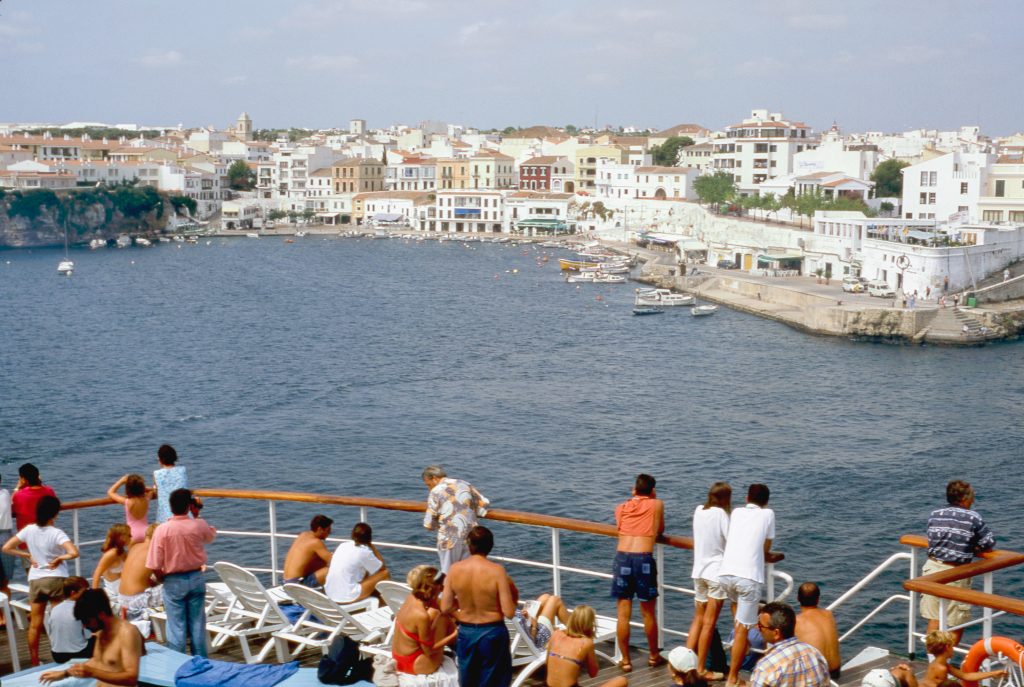 Port of Mahon, 1993, Minorca, Balearic Islands, Spain. Photo by Gianni Ferrari/Cover/Getty Images.